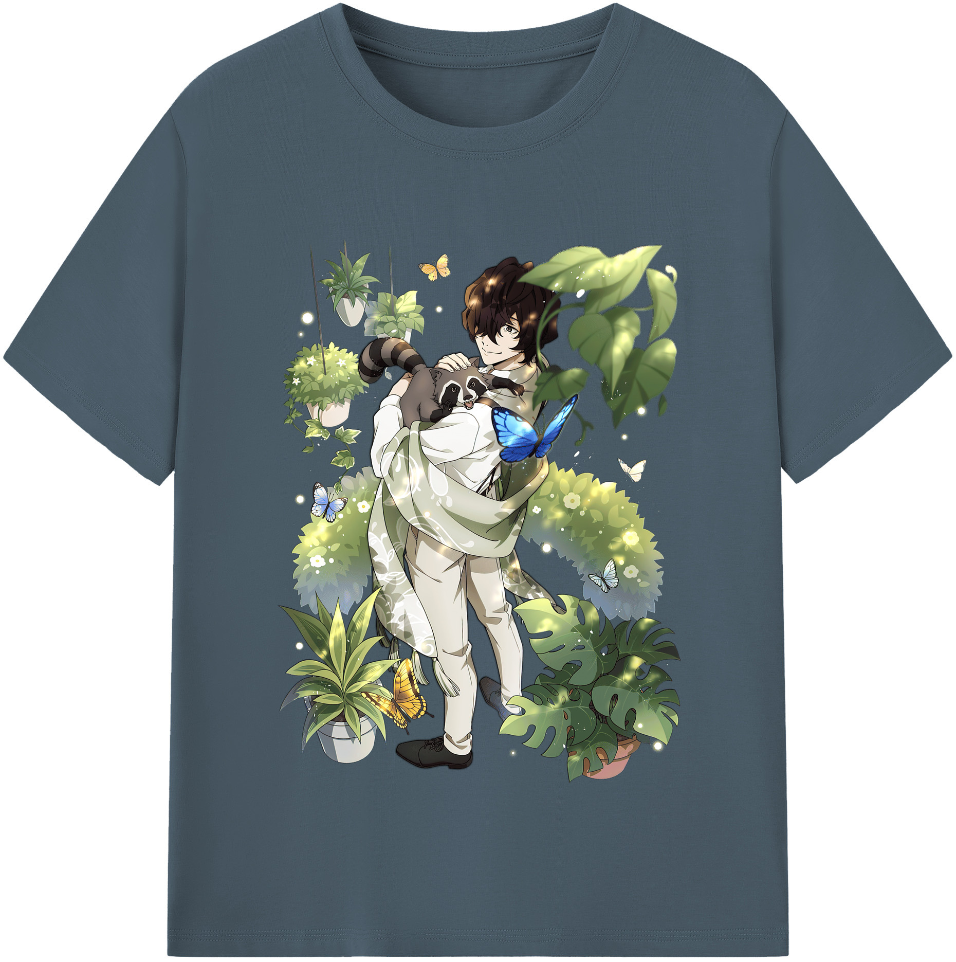 （画像用） 文豪ストレイドッグス Bungo Stray Dogs 綿100％半袖Tシャツ（フロントプリント）